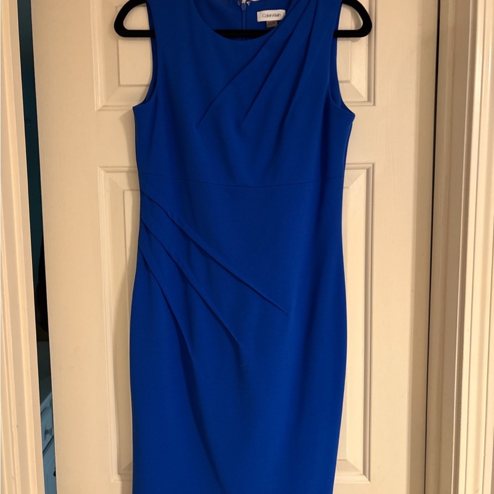 Calvin Klein Royal Blue Midi Dress
